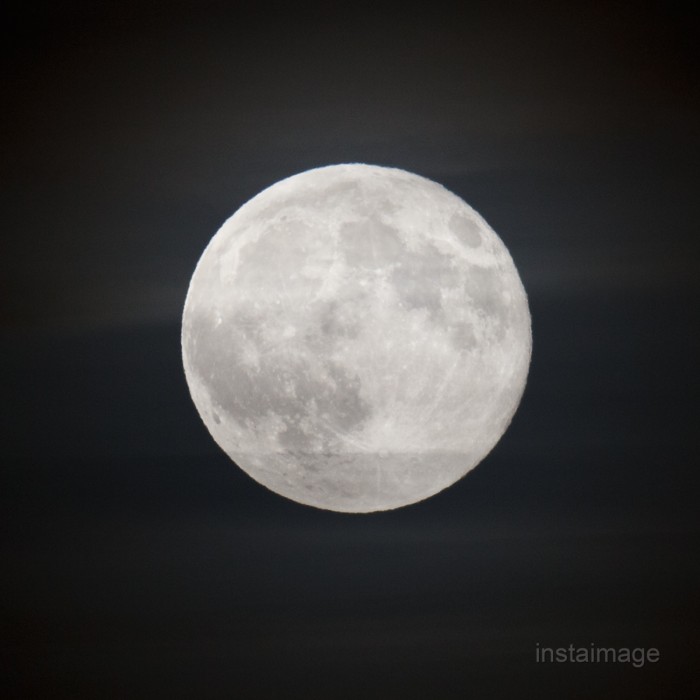 Big and Bright, beautiful full moon over Reno, NV.