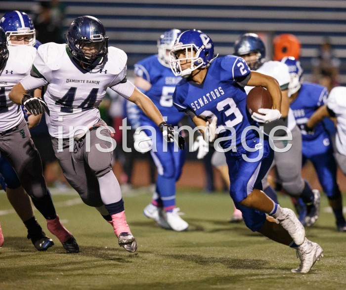 Carson High's Greg Wallace (23)